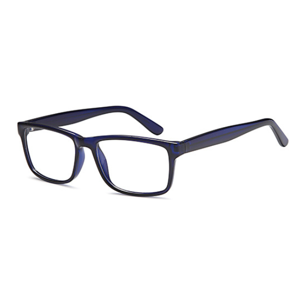 Blue and black glasses frames sales